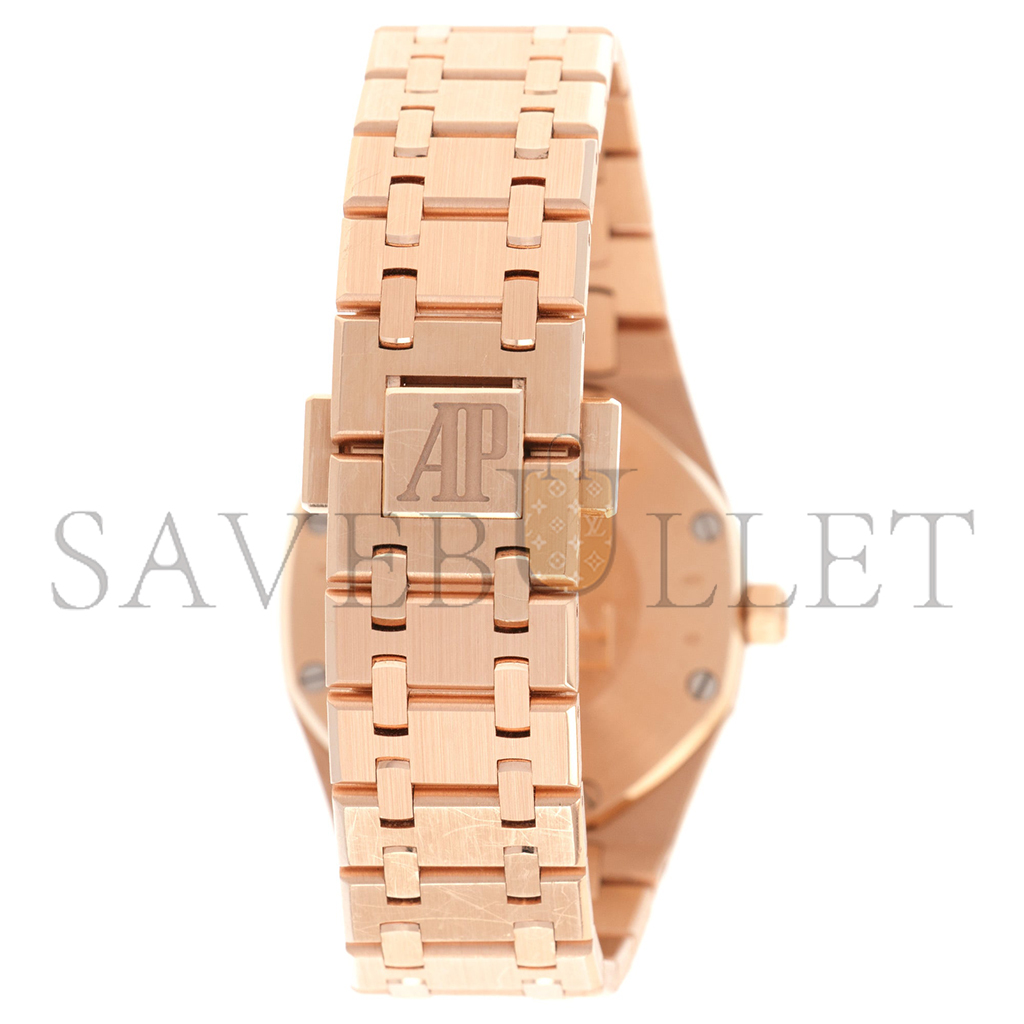 AUDEMARS PIGUET ROSE GOLD ROYAL OAK DIAMOND WATCH 67651OR.ZZ.1261OR.01